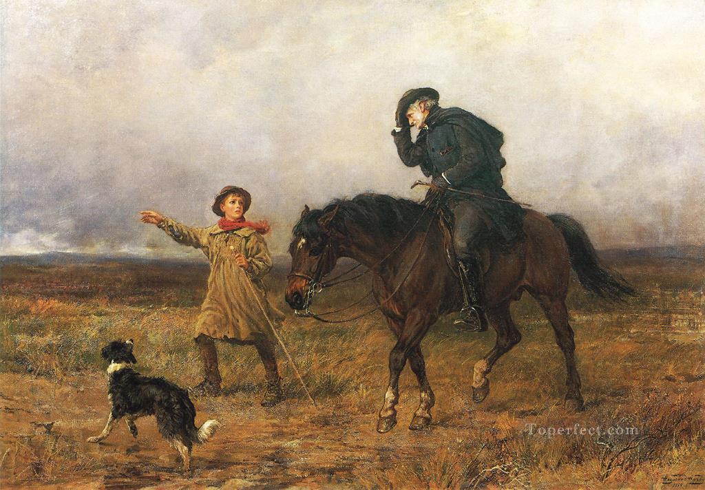 Duty Heywood Hardy horse riding Oil Paintings